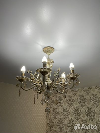 Люстра хрустальная Евросвет