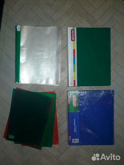 Канцелярия -Тетради. Альбомы. Ручки. Файлы. Папки