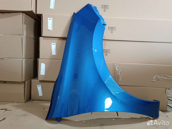 Крыло LADA granta fl правое синий голубая планета