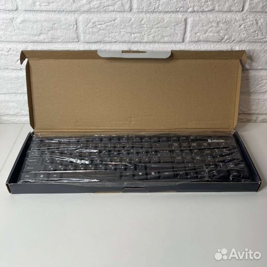 Клавиатура проводная Defender 104+3 клавиши