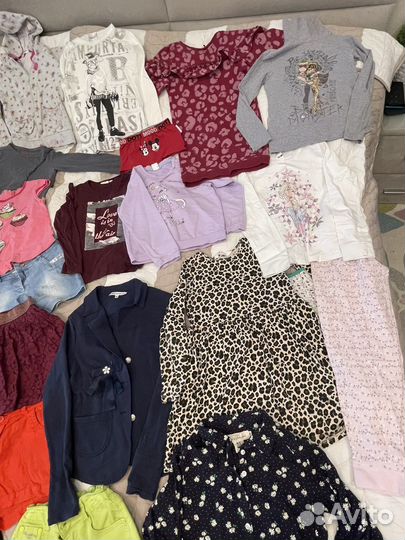 Пакет вещей на девочку 122-128-134