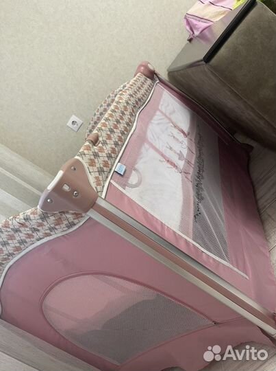 Манеж-кровать Nuovita Fortezza Rosa, розовый