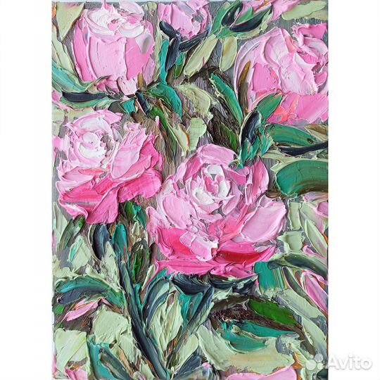 Картина с розами 