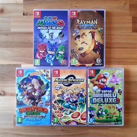 Игры на Switch - Donkey Kong Rayman Mario Pjmasks