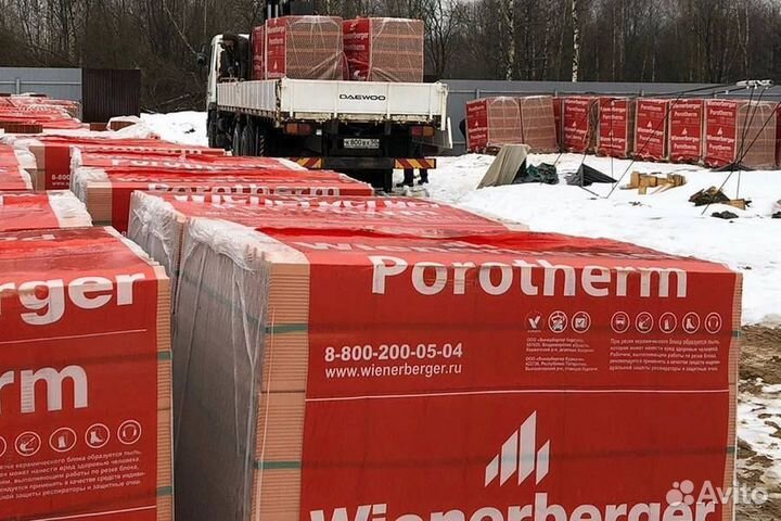 Блок керамический Porotherm 12 поризованный 6.74 н