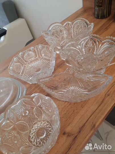 Хрустальная посуда бу