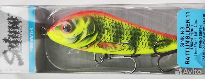 Salmo Rattlin Slider 11S - SWD/GT/HRS/BRP/SHP