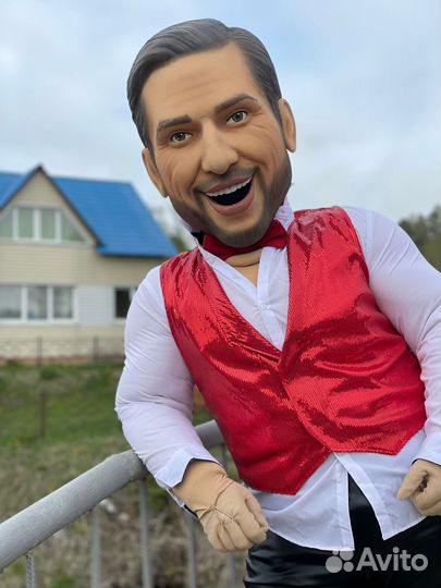 Ростовая кукла, поздравление на день рождение