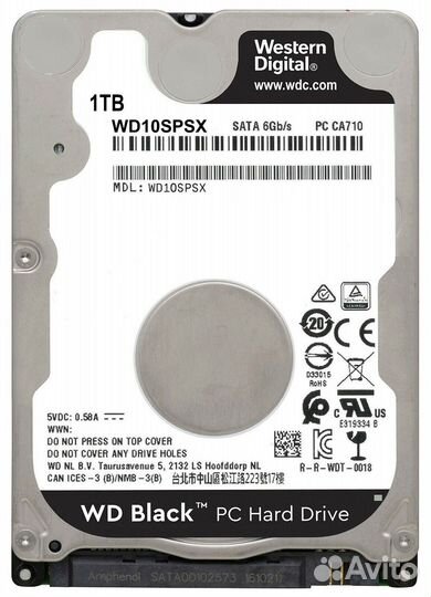Жесткий Диск Western Digital WD10spsx 1Tb sataiii