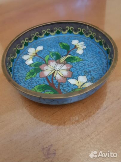 Клуазоне голубое