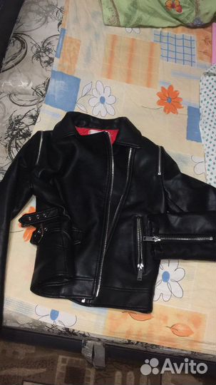 Кожаная куртка косуха 48-50
