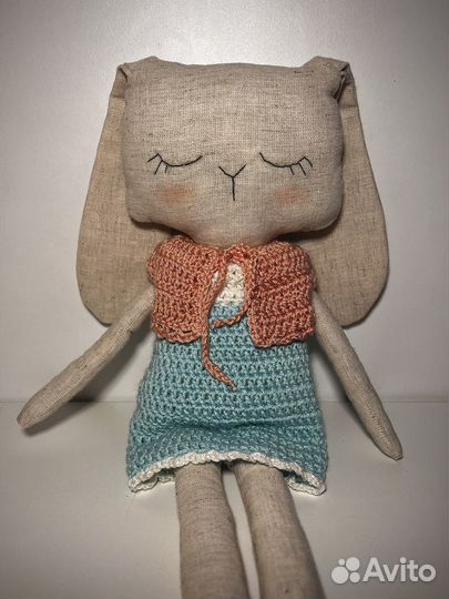 Зайка игрушка ручной работы