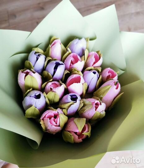 Сладкие букеты из зефира