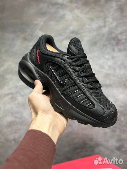 Кроссовки Nike Air Max Tailwind 4 Суприм чёрные