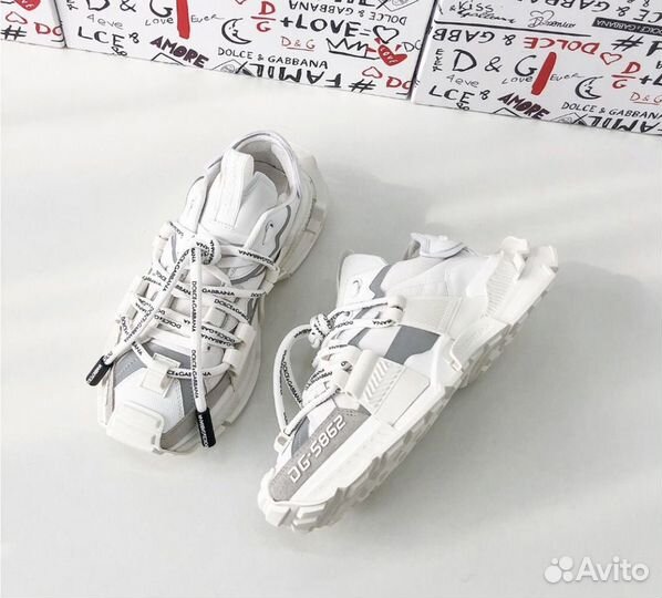 Кроссовки Dolce & Gabbana Space Sneaker White