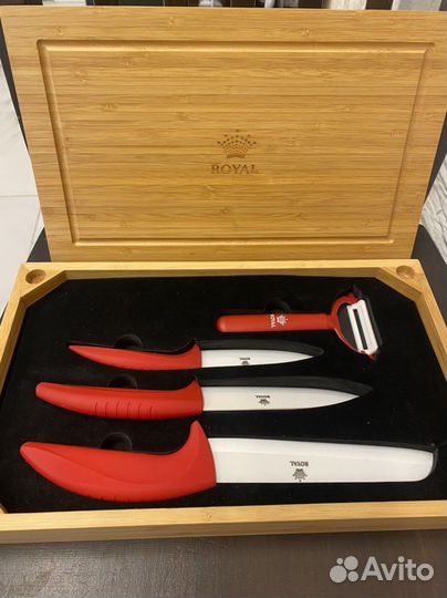 Набор кухонный ножей фарфоровых Royal