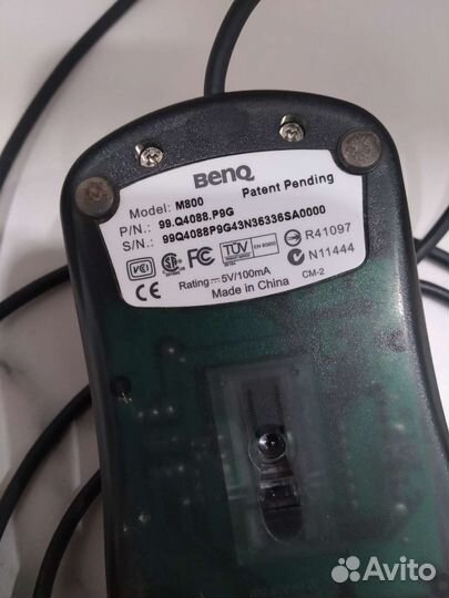 Мышь для компьютера ps/2 BenQ M800 Торг