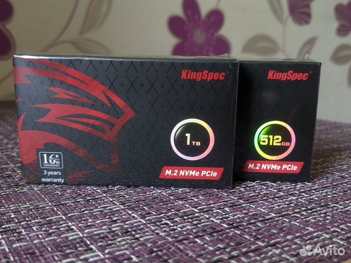 SSD KingSpec NX-1TB; NX-512 M.2 2280 1024GB NVMe