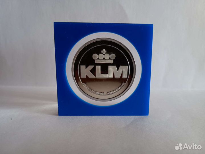 Серебряная монета KLM