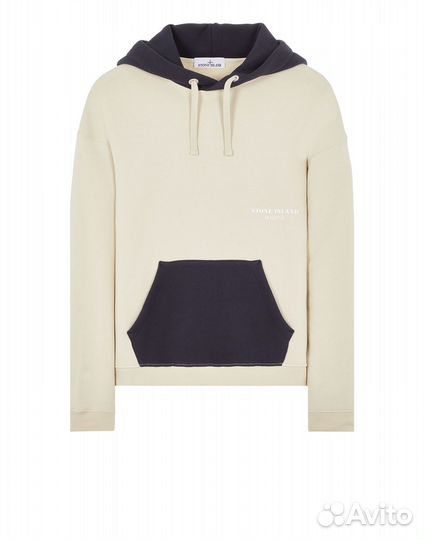 Кофта stone island marina hooded sweat beige