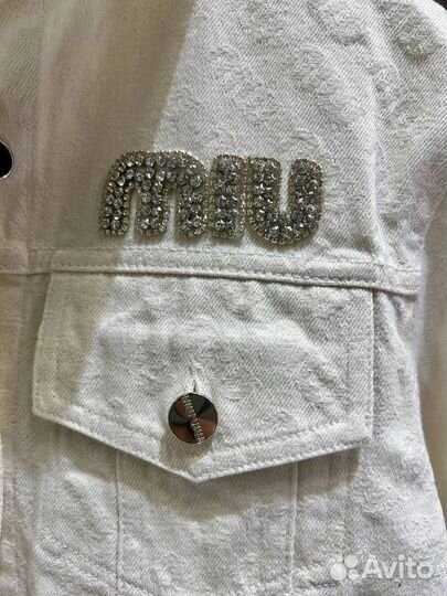 Джинсовая Куртка Miu Miu