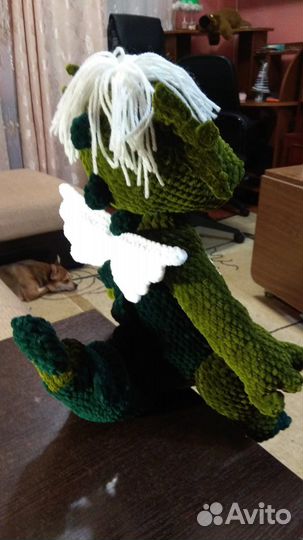 Дракон плюшевый