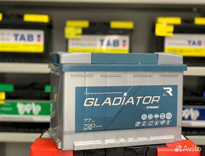Аккумулятор gladiator dynamic 77 Ач