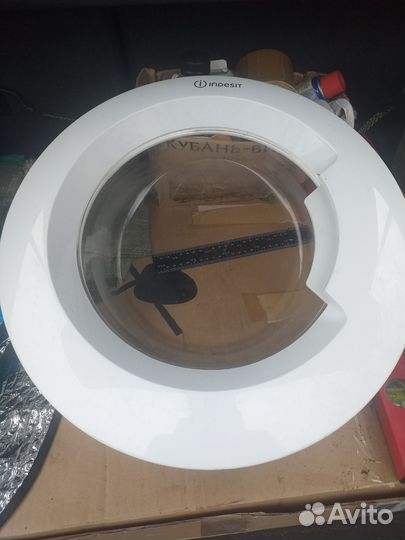 Люк дверца стиральной машины индезит
