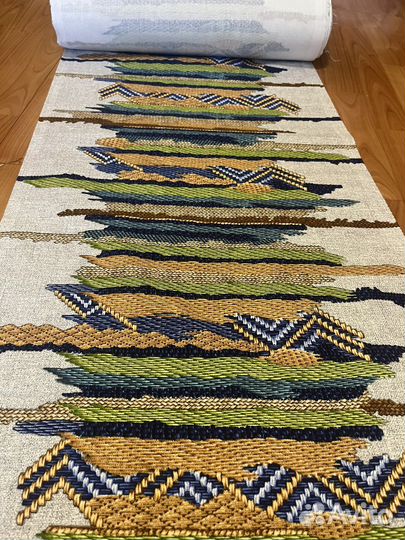 Ткань для дорожки на стол с рисуном