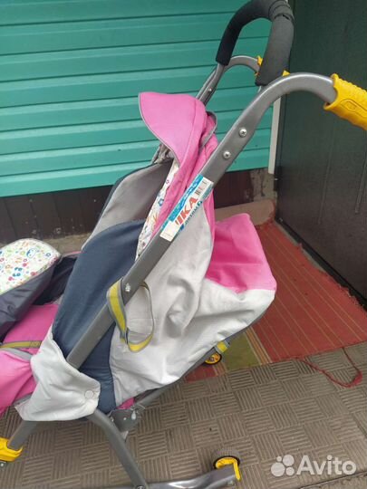 Детские санки коляска ника