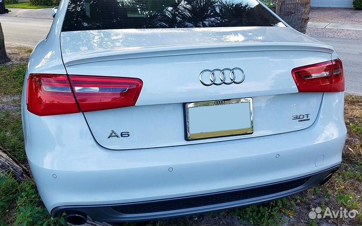 Спойлер лип ducktail Audi A6 C7 4G