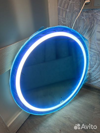 Зеркало для ванной с подсветкой,60 см