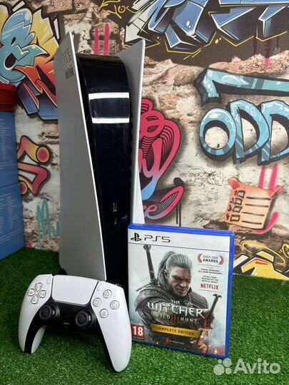 Sony PlayStation 5 c дисководом + игрушки