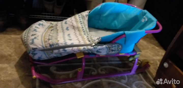 Детские зимние санки