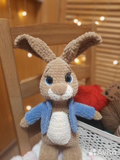 Кролик Питер / Вязаные игрушки / Ручная работа
