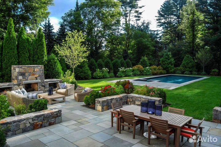 Натуральный рулонный газон в наличии