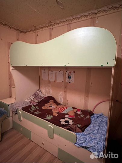 Кровать двухъярустна 80*190
