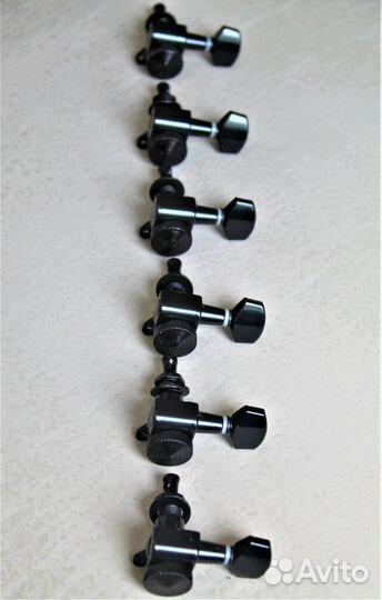 Колки локовые чёрные Новые 6 в ряд