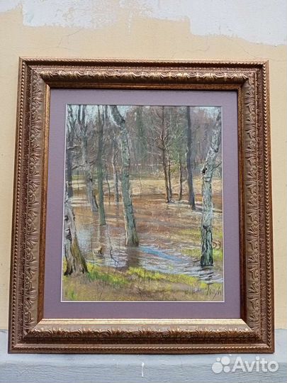 Картина старинная, антиквариат, известный художник