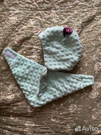 Шапка с шарфом