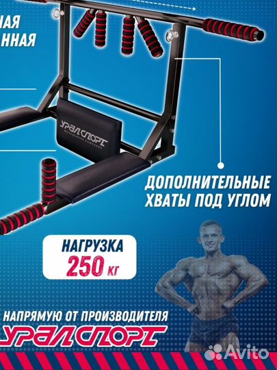 Турник 3 в 1 Мультихват 3В1