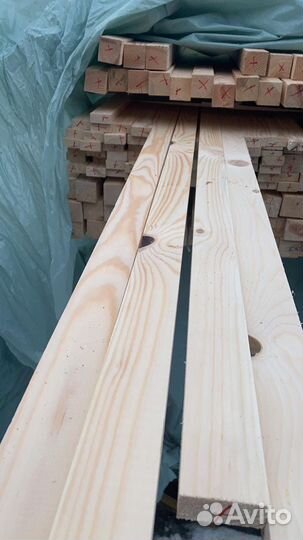 Брусок обрезной хвоя 50x50x6000