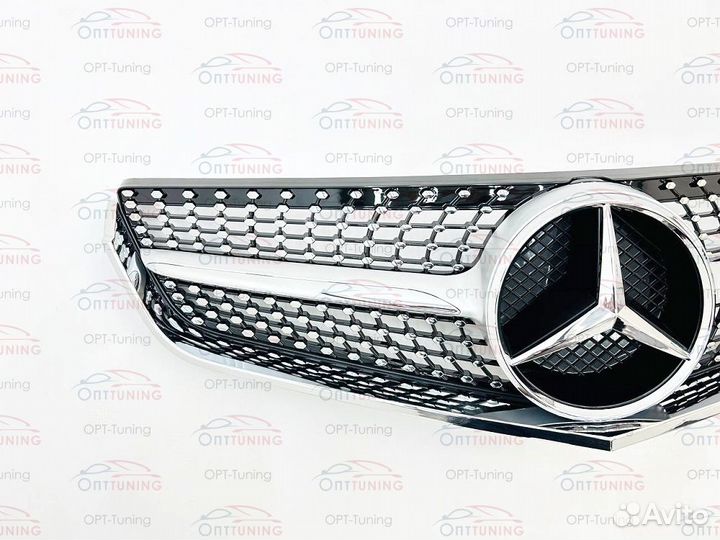 Решетка стиль Diamond на Mercedes E Coupe c207