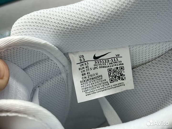 Nike Air Force 1 white оригинал