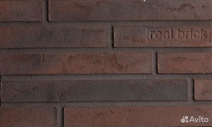 Фасадная плитка Real Brick Бордовый