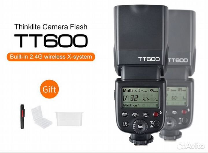 Новая вспышка Godox TT600 универсальная