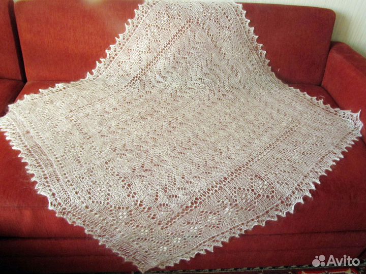 Пуховый платок паутинка из Оренбурга