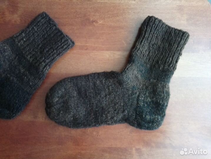Носки вязаные шерстяные новые