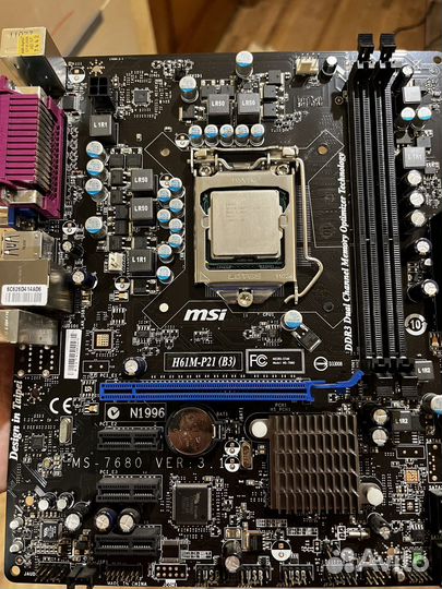 Материнская плата LGA 1155 Asus P8H61-M