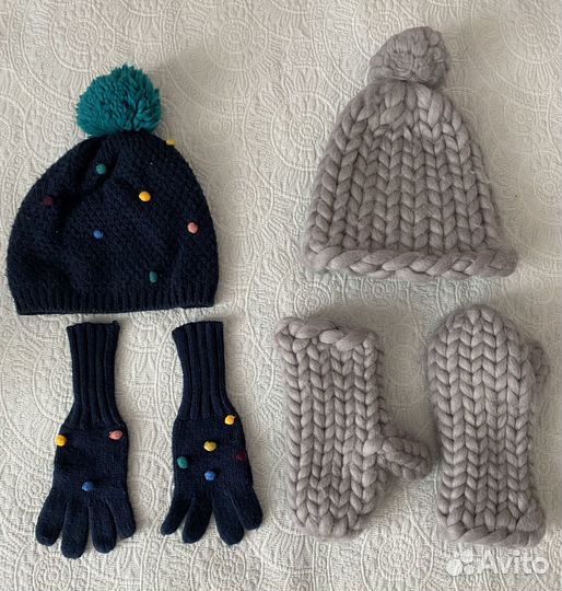 Шапки Next, Reima, Benetton для девочки 1-4 года